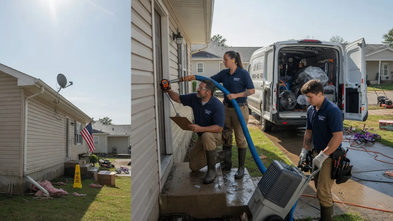 Ceiling Water Damage Restoration in Stanchfield, MN near me